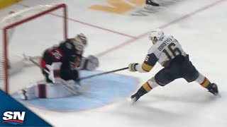 Golden Knights Pavel Dorofeyev And William Karlsson Combine For Pretty Goal [upl. by Goldston]