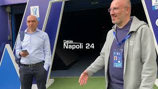 Supercoppa Italiana vi portiamo in campo prima di NapoliFiorentina [upl. by Wallache]