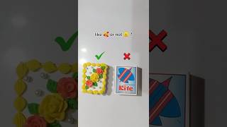 Clay craft 😱 l cake box making using waste wastematerialcraft clayartcreations ytshorts [upl. by Ydderf]