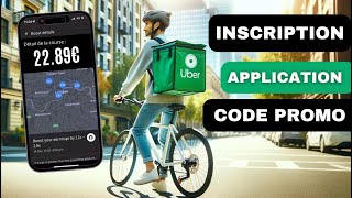 Les démarches pour devenir livreur UBER EAT conditions salaire appli  code promo [upl. by Nho]