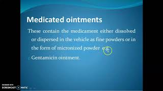 INTRODUCTION TO OINTMENT  SEMISOLID DOSAGE FORM [upl. by Carolina]