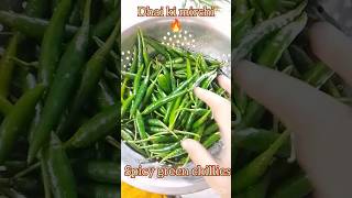 Dhai ki mirchiperugu mirchi recipedhai ki mirchi kaise banate haishorts shortvideoyoutubeshorts [upl. by Ddet106]