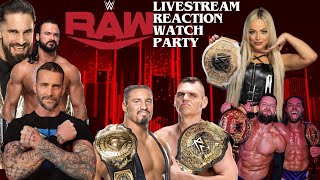 WWE Monday Night Raw Livestream Reaction Watch Party 9232024 [upl. by Ayahs]