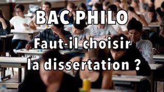 BAC PHILO CHOISIR LA DISSERTATION [upl. by Talyah]