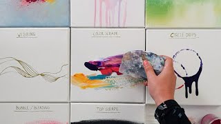 Acrylic Painting Techniques 9 Easy Tricks [upl. by Enialahs]