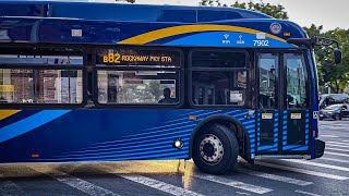 ᴴᴰ⁶⁰ 2022 XD40 7902 on the B82 Bus to Rockaway Parkway  MTA New York City Bus 09292022 [upl. by Cagle]