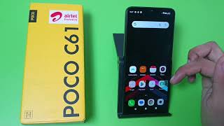 POCO C61 RESTART PHONE  How to restart on your mobile [upl. by Hosea]