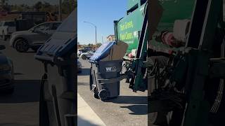 Garbage Truck Slamming Overfilled Recycling youtube shorts youtubeshorts ytshorts trending yt [upl. by Asiat]