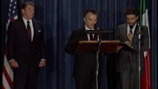 President Reagans Departure Remarks after meeting with De La Madrid on October 8 1982 [upl. by Notled337]