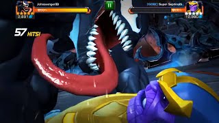 Marvel Contest of Champions Venom Vs Thanos [upl. by Dloreg]