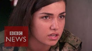 Islamic State are afraid to see women with guns  BBC News [upl. by Onyx]