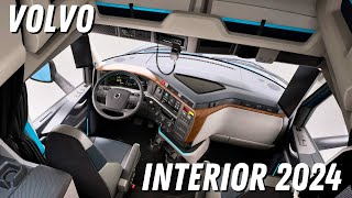 The AllNew Volvo VNL 2024 Interior  The Most Spacious Cab Ever [upl. by Aicirtan]