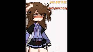 👨‍👩‍👦BAD PARENTING💀⁉️CRkellydacheetah gacha shorts meme badparenting oc [upl. by Herries]