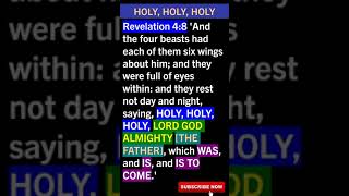 0207REV  WHY DO THE FOUR BEASTS SAY HOLY HOLY HOLY [upl. by Sharity]