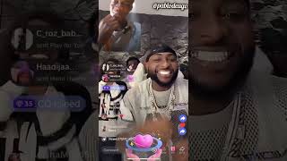 Davido gifts peller gold chain worth 50000 million dollars on TikTok live video [upl. by Dex52]