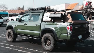 Uptop Overland Truss Bed Rack Soft Top Compatible Install [upl. by Portugal]