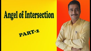 VTU ENGINEERING MATHS 1 ANGLE OF INTERSECTION PART2  ADDITIONAL MATHS 1 INTERSECTION PART2 [upl. by Anivid611]