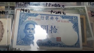 096 Korea Seoul Banknote Shop  China banknote Collection Part 1  2024 banknote currency coin [upl. by Mira]