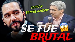 ¿ESTÁS TEMBLANDO Bukele destruye a ACADÉMICO hasta casi van a los MADRAZOS😱 [upl. by Ocker]