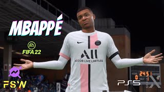 Kylian MBAPPE FIFA 22  PSG  Part 1 [upl. by Asalocin712]