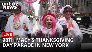 Thanksgiving Parade In New York LIVE 98th Macy’s Thanksgiving Day Parade  Untoz News [upl. by Imefulo]