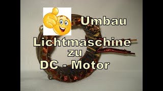 Umbau BMW Lichtmaschine zu brushless Motor [upl. by Mialliw]