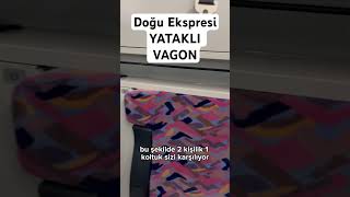 Doğu Ekspresi YATAKLI VAGON Turu  gezilecekyerler gezi vlog gezgin doğuekspresi travel [upl. by Nauh]