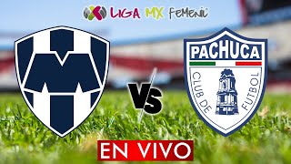 MONTERREY VS PACHUCA FEMENIL EN VIVO  LIGA BBVA MX FEMENIL APERTURA 2024  DONDE VER EN VIVO [upl. by Nerhe]