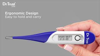 Dr Trust USA 604 Flexible Tip Thermometer [upl. by Iur]