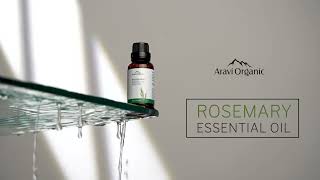 Aravi Organic Rosemary Essential Oil for Hair Growth [upl. by Alford]