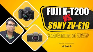 Sony ZVE10 or Fuji XT200  Which one is the best camera of 2022 [upl. by Lifton]