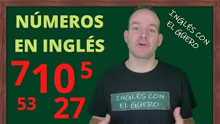 NÚMEROS ORDINALES Y CARDINALES EN INGLÉS [upl. by Ailad]