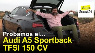 Audi A5 Sportback TFSI 150 CV  Prueba  Review en español  autoscout24 [upl. by Emmons]