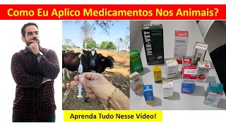 Como Aplicar Medicamentos Nos Animais Da Forma Correta  Aprenda Tudo Nesse Vídeo [upl. by Raddy]