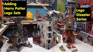 Lego Disaster Series  Adding Harry Potter Sets  Gringotts Bank The Burrows Minifigures And More [upl. by Oznohpla88]