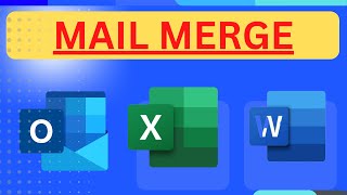 How to Mail Merge in Outlook with Word and Excel as Source [upl. by Codee]