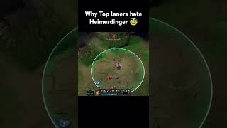 Why Top laners hate Heimerdinger 🥸 leagueoflegends league gaming [upl. by Akeenahs]