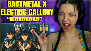 BABYMETAL x Electric Callboy  RATATATA  FIRST TIME REACTION OFFICIAL VIDEO [upl. by Oniluap]