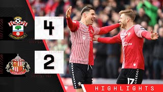 HIGHLIGHTS Southampton 42 Sunderland  Championship [upl. by Jeminah255]