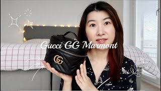 UNBOXGucci Marmont Mini Backpack [upl. by Odrick]