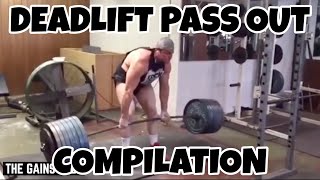 Deadlift Pass Outs Compilation Gym Fails  The Gains Gods [upl. by Purdum]