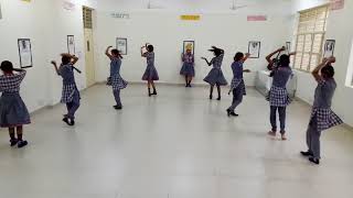 Saraswati VandanaClassical DanceVeena Vadini Var DeKVKendriya Vidyalaya Mohali [upl. by Anaile926]