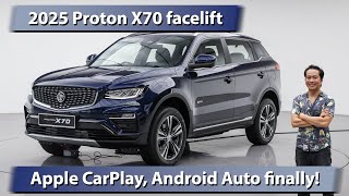 2025 Proton X70 facelift – now with Apple CarPlay Android Auto [upl. by Vinn]