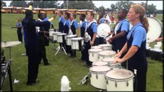 Tupelo High School Drumline Aberdeen 2012 [upl. by Gerty]