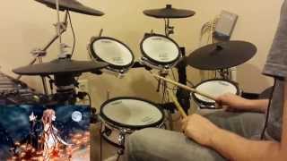 Sword Art Online OP 2  Innocence English Drum Cover [upl. by Eillas]