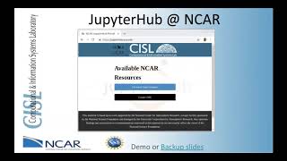 JupyterHub at NCAR [upl. by Rawlinson]