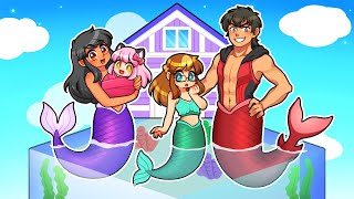 Having a MERMAID FAMILY in Roblox [upl. by Anyar]