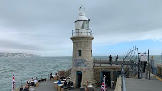 Folkestone Kent A beautiful port town on the English channel amp sunniest beach in England 🇬🇧 [upl. by Higginson973]