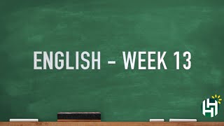 CC Cycle 3 English Week 13 [upl. by Isbel802]