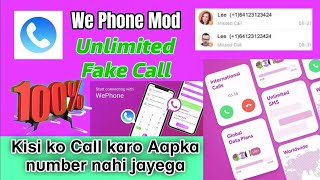 Unlimited Fake Call Prank Mod Apk for We Phone  HILARIOUS [upl. by Aretse]